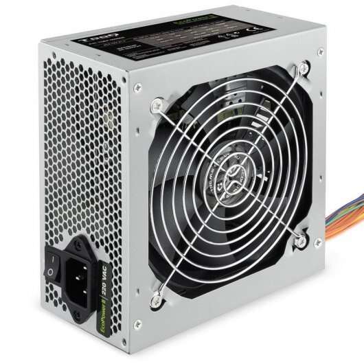 Tooq Ecopower II Alimentatore 500W ATX 1.3 12V - PFC attivo - Ventola silenziosa da 120 mm