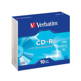Verbatim CD-R 700 MB confezione (confezione da 10 pezzi)