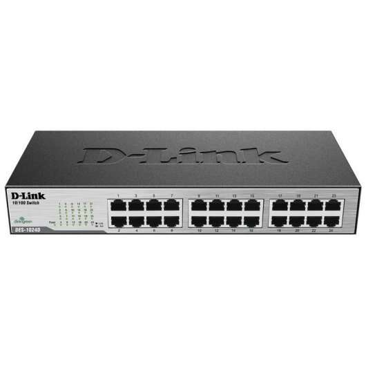Switch D-Link a 24 porte 10/100 Mbps non gestibile