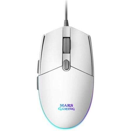 Mars Gaming MMG Mouse da gioco USB 3200 dpi - Illuminazione RGB Flow - 5 pulsanti - Per destrimani - Cavo da 1