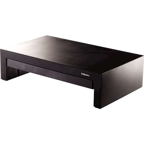 Fellowes Designer Suites Supporto elevatore per monitor - 3 diverse altezze - Vassoio portaoggetti - Peso max 18 kg