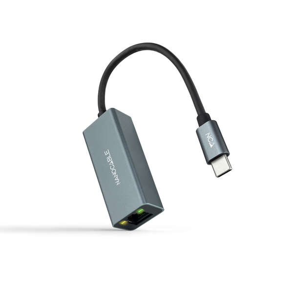 Nanocable Adattatore di rete USB-C a Ethernet Gigabit 10/100/1000 Mbps