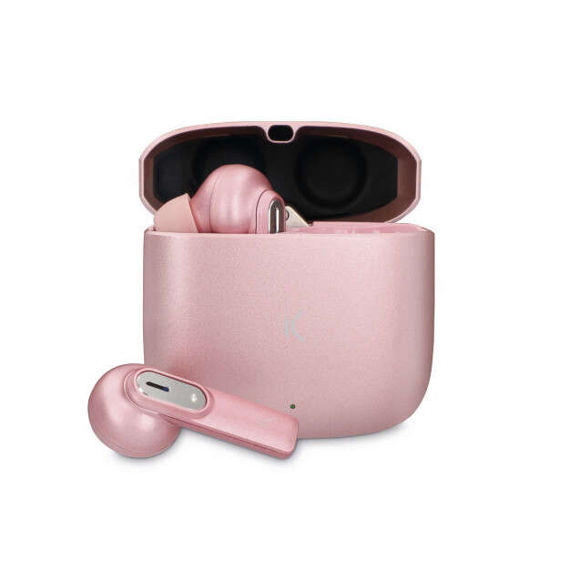 Ksix Spark Cuffie wireless con microfono Bluetooth 5.2 - Doppio microfono con cancellazione del rumore e audio Lossless HD - Autonomia fino a 7 ore - Controllo tattile - Compatibili con l'assistente vocale
