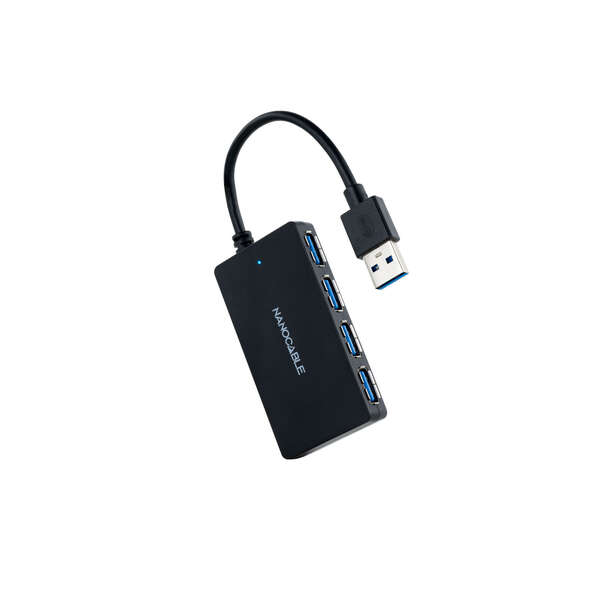 Hub USB-A 3.0 Nanocable con 4x USB-A 3.0 - Cavo da 0