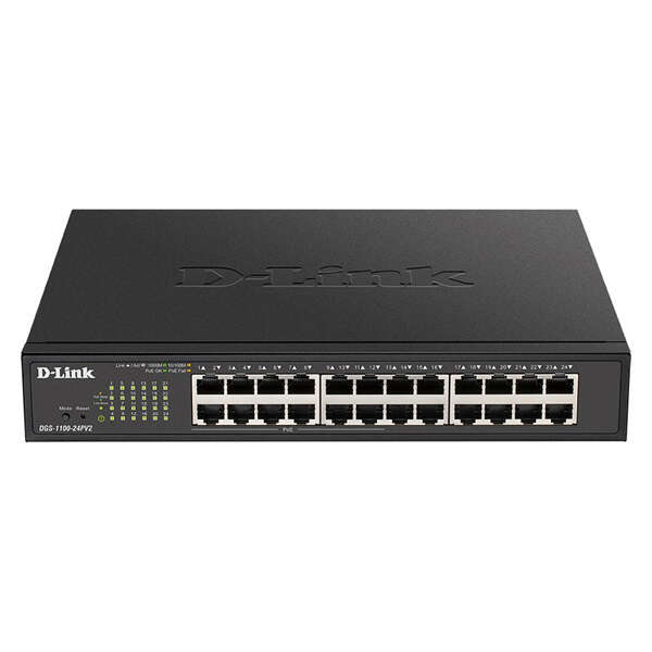 Switch D-Link semi-gestibile 12 porte Gigabit PoE 100W + 12 porte Gigabit