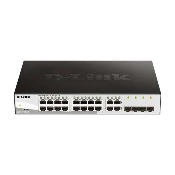 Switch D-Link semi-gestibile 16 porte Gigabit + 4 porte SFP Combo
