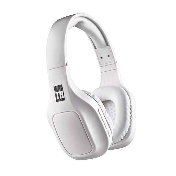 NGS Artica Wrath Auricolari Bluetooth 5.1 con microfono - Archetto regolabile - Cuscinetti imbottiti - Autonomia fino a 12 ore - Vivavoce - Colore Bianco