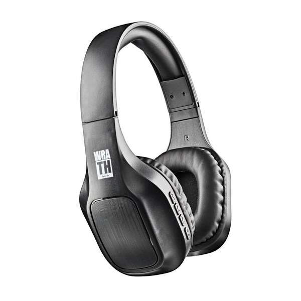NGS Artica Wrath Cuffie Bluetooth 5.1 con microfono - Archetto regolabile - Cuscinetti imbottiti - Autonomia fino a 12 ore - Vivavoce - Colore Nero