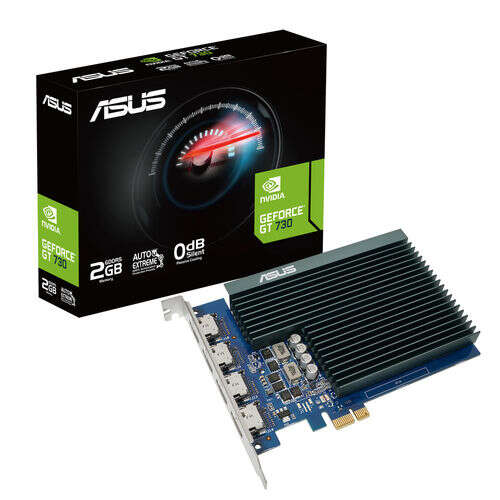 Scheda Grafica Asus GeForce GT 730 2 GB GDDR5 NVIDIA - PCIe 2.0