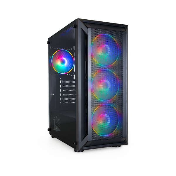Tooq Case Gaming Mid-Tower TQGCC101-B "Ragnärok" - Colore Nero