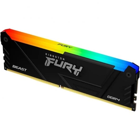 Kingston Fury Beast RGB Memoria RAM DDR4 3200 MHz 32 GB CL16 - Illuminazione RGB