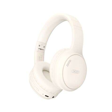 Cuffie Bluetooth 5.3 ANC XO - Altoparlante da 40 mm - Batteria da 1000 mAh - fino a 115 ore di musica - Riduzione del rumore - Colore Bianco