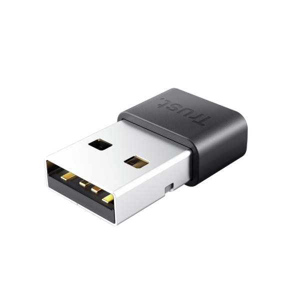 Adattatore Bluetooth 5.3 Trust - Portata di 10 m - Basso consumo energetico - Velocità di trasferimento di 3 Mbps