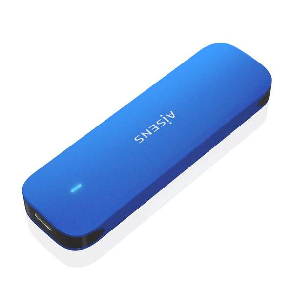 Aisens Box esterna M.2 (NGFF) ASM2-026Blu NVMe a USB3.2 GEN2 - Colore Blu