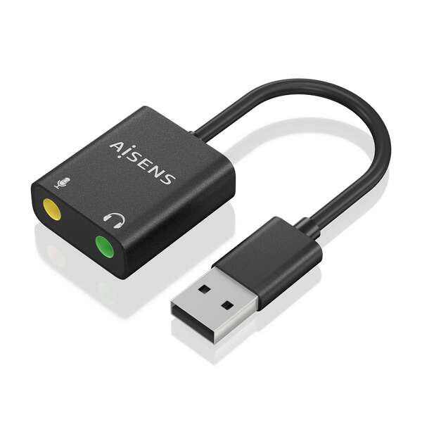 Aisens Convertitore da USB-A ad audio 48 kHz - USB-A/M-2xJACK 3
