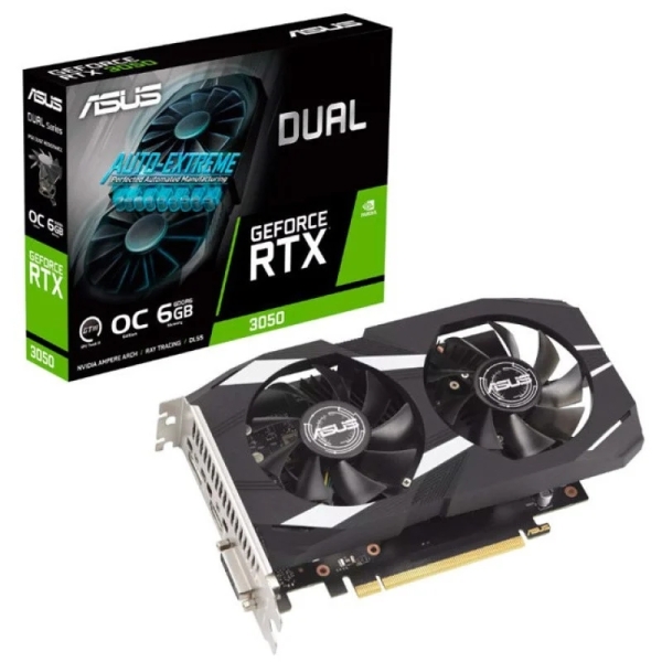 Scheda Grafica Asus Dual GeForce RTX 3050 OC Edition 6 GB GDDR6 - HDMI