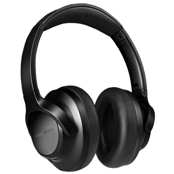 Energy Sistem Silent ANC Cuffie con microfono Bluetooth 5.3 - Archetto regolabile - Autonomia fino a 100 ore - Controllo riproduzione e volume - Colore Nero