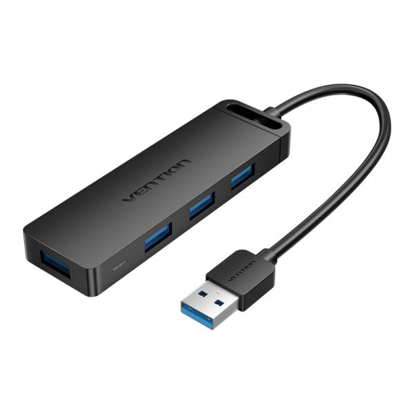 Vention HUB 6 in 1 USB 3.0 - 4xUSB / MicroUSB / PD - 1 m - Colore Nero