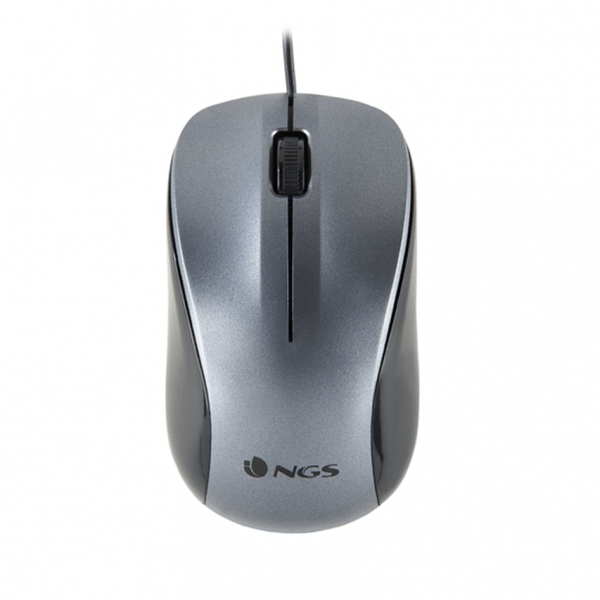 Mouse USB NGS Crew 1200 dpi - 3 pulsanti - Ambidestro - Cavo da 1