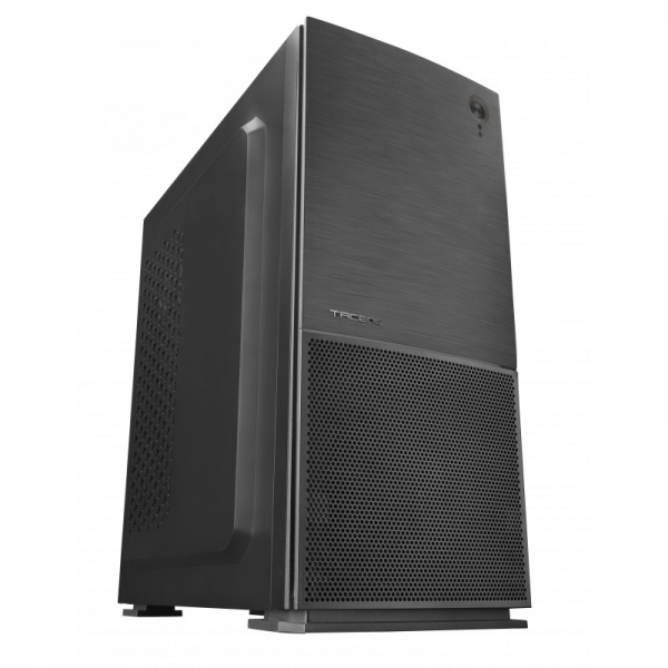 Tacens IMPERATOR II Case semi-tower - Pannello frontale in Alluminio - Ventola ultra silenziosa - Supporto per raffreddamento a liquido - Gestione efficiente dei cavi - Colore Nero