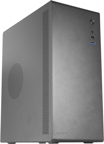 Tacens NOVAX NOVAX550BR Mini Tower Ultra Compatta - Struttura Metallica - Alimentatore 550W Bronze - Ventola Posteriore - Supporto MicroATX/Mini-ITX - USB 3.0 - Colore Nero