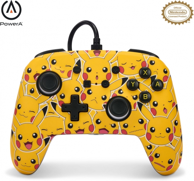 PowerA Controller con cavo Enhanced per Nintendo Switch - Pikachu Moods