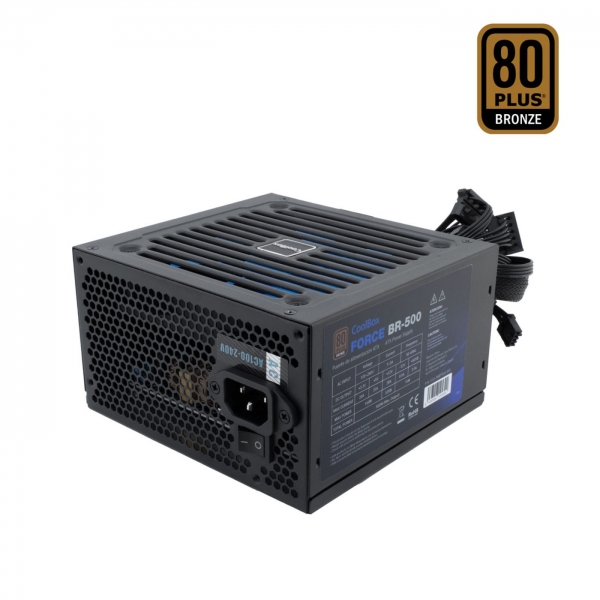 Coolbox PWEP500-85S 80 Plus Bronze Alimentatore 500W ATX - PFC attivo - Ventola da 120 mm