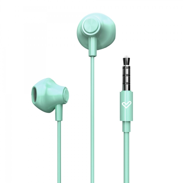 Energy Sistem EasyPods Auricolari a bottone - Isolamento acustico - Microfono integrato - Controllo della riproduzione - Connettore jack da 3