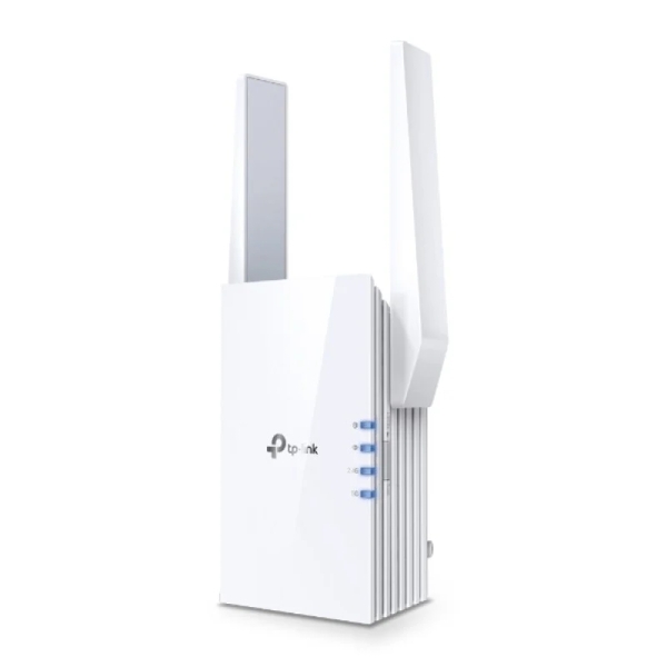 TP-Link RE705X Ripetitore di rete Wi-Fi 6 AX300 Dual Band - Velocità fino a 3000 Mbps - Porta Gigabit Ethernet - Modalità Access Point - 2 antenne esterne