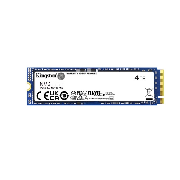 Kingston NV3 SSD M.2 2280 4 TB PCIe 4.0 NVMe 3D NAND
