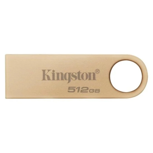 Kingston DataTraveler SE9 G3 Chiavetta USB-A 3.2 Gen 1 512 GB - 220 MB/s e lettura - Design metallico - Colore oro (pendrive)