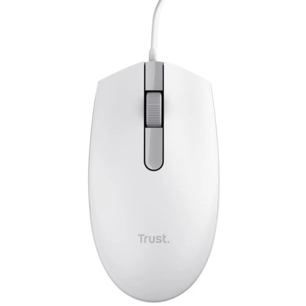 Trust TM101 Eco Mouse USB 1200 dpi - Realizzato con il 50% di plastica riciclata - 3 pulsanti - Ambidestro - Cavo da 1