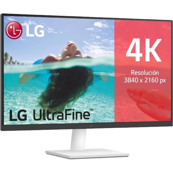 Monitor LED LG UltraFine 27" IPS UltraHD 4K HDR10 - Risposta 5 ms - Angolo di visione 178º - 16:9 - HDMI