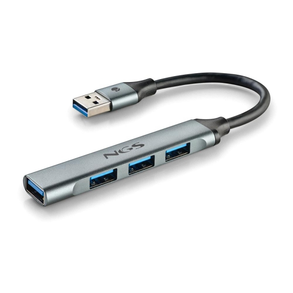 NGS IHUB4 Micro Hub USB 3.0 - 1 porta USB 3.2 - 3 porte USB 2.0