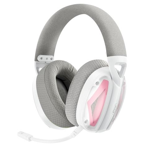 Cuffie da gioco XO BE46 - Wireless - Microfono regolabile - Multipiattaforma - Colore Bianco