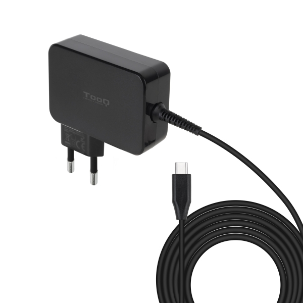Tooq Caricabatterie per laptop GaN USB-C/PD 100W - Cavo da 1