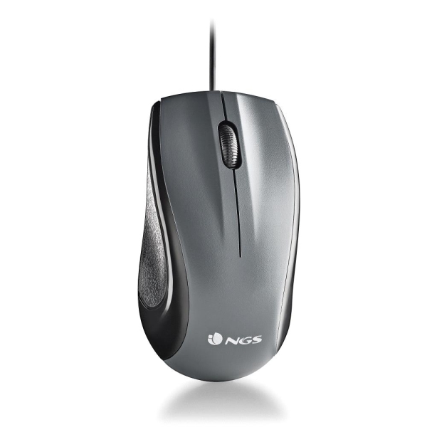 NGS Musk Mouse USB 1200 dpi - Laser - 3 pulsanti - Ambidestro - Colore Nero