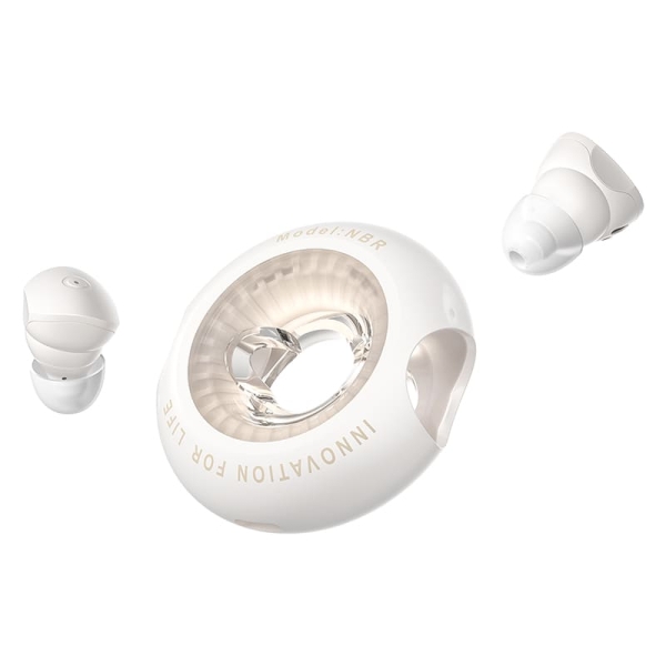 Vention Tiny T17 Auricolari Bluetooth 5.3 con custodia di ricarica - True Wireless - 6 ore di autonomia - LED - Colore beige