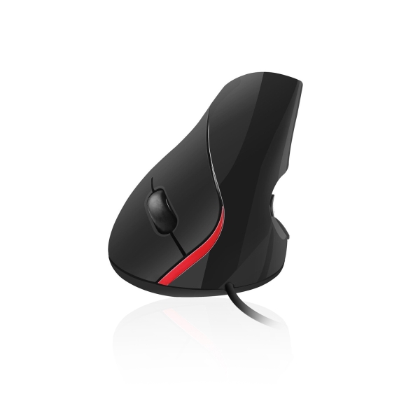 Ewent Mouse con cavo - Mouse verticale - 1000 dpi - Lunghezza del cavo 1