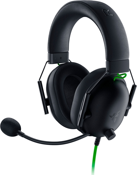 Cuffie da gioco Razer BlackShark V2 X - Microfono cardioide Razer HyperClear - Audio 7.1 - Cancellazione passiva del rumore - Multipiattaforma - Connessione Jack 3