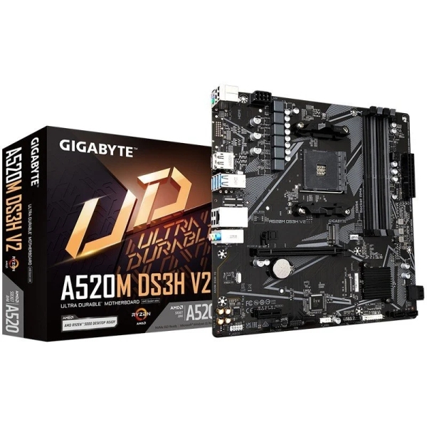Gigabyte A520M DS3H V2 Scheda madre AMD AM4 4xDDR4 - M.2