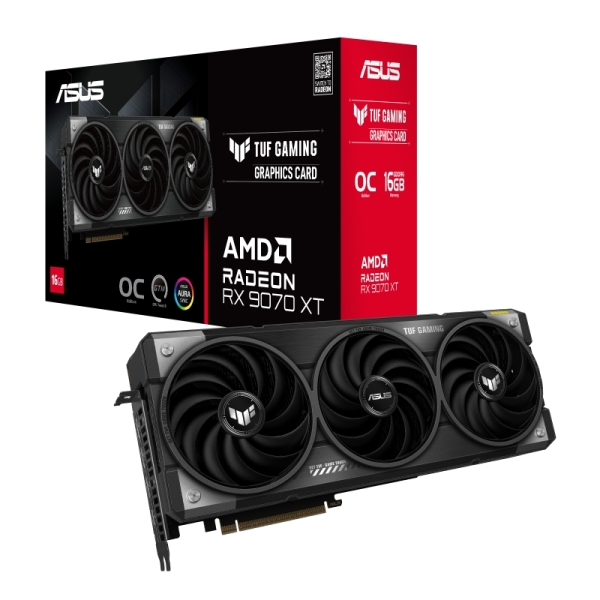 Scheda Grafica Asus TUF Gaming Radeon RX 9070 XT OC da 16 GB GDDR6