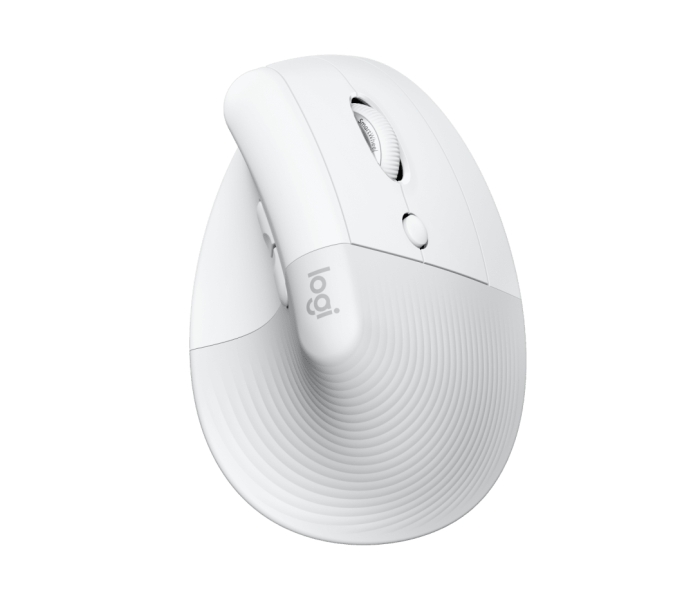 Logitech Lift for MAC Mouse verticale Bluetooth e wireless USB 4000 dpi - 5 pulsanti - Per destrimani