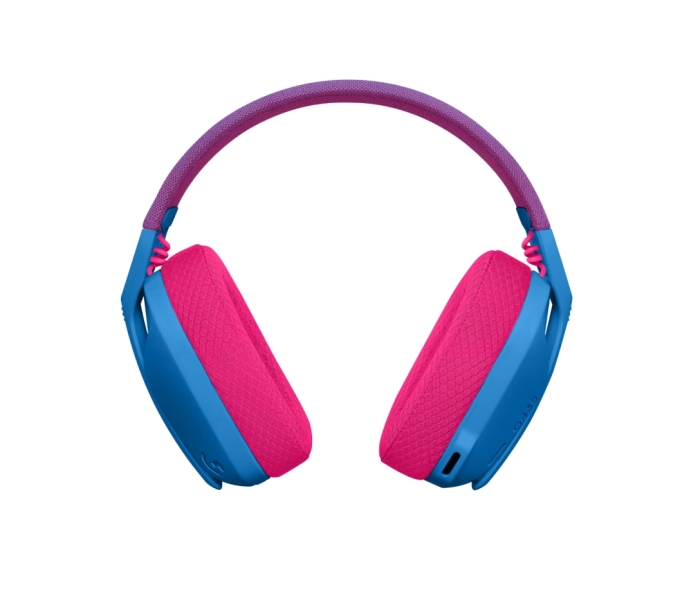 Cuffie da gioco wireless Logitech G435 - Archetto regolabile - Bluetooth LightSpeed - 2 microfoni - Colore Blu e lampone