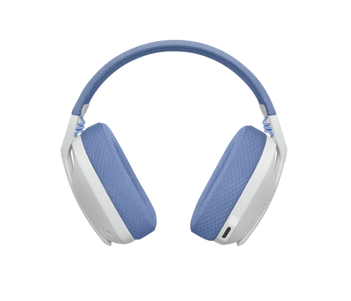 Cuffie da gioco wireless Logitech G435 - Archetto regolabile - Bluetooth LightSpeed - 2 microfoni - Bianco sporco e lilla