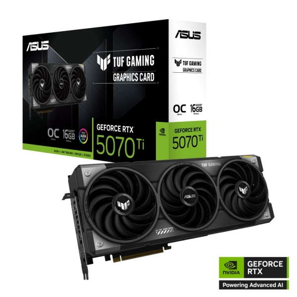 Scheda Grafica Asus TUF GeForce Gaming RTX5070TI-O16G 16 GB GDDR7 OC Edition