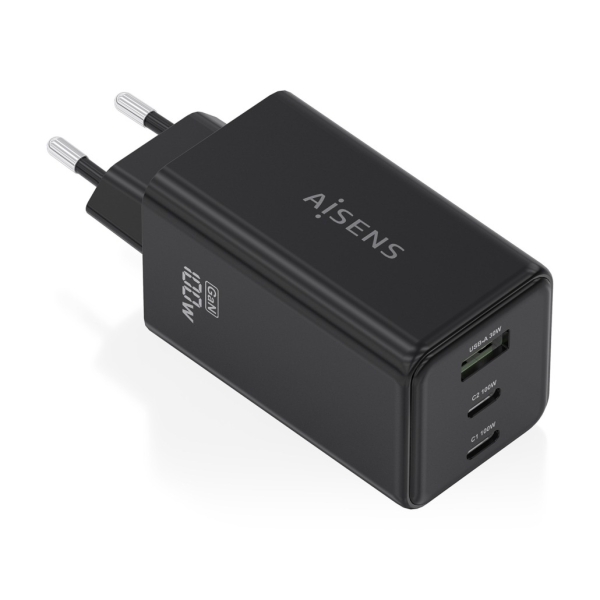 Aisens Caricabatterie GAN 100W - 2xUSB-C PD3.0
