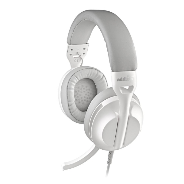 NGS VOX805-C Cuffie USB-C con microfono - Microfono regolabile e pieghevole - Tecnologia di filtraggio del rumore - Cuscinetti e archetto imbottiti - Controllo sul cavo - Cavo da 2 m - Colore Bianco