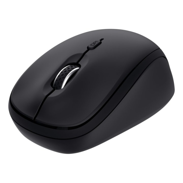 Trust Mouse wireless Bluetooth 1600 dpi - 3 pulsanti - Ambidestro - 3 dispositivi - Colore Nero