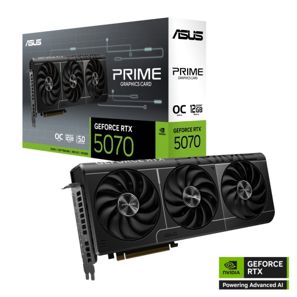 Scheda Grafica Asus GeForce PRIME-RTX5070-O12G OC Edition da 12 GB GDDR7